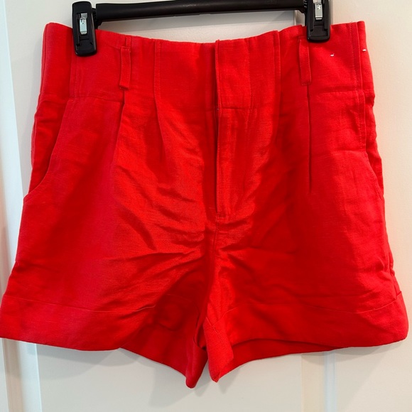 Express Pants - EXPRESS High Rise Linen Shorts